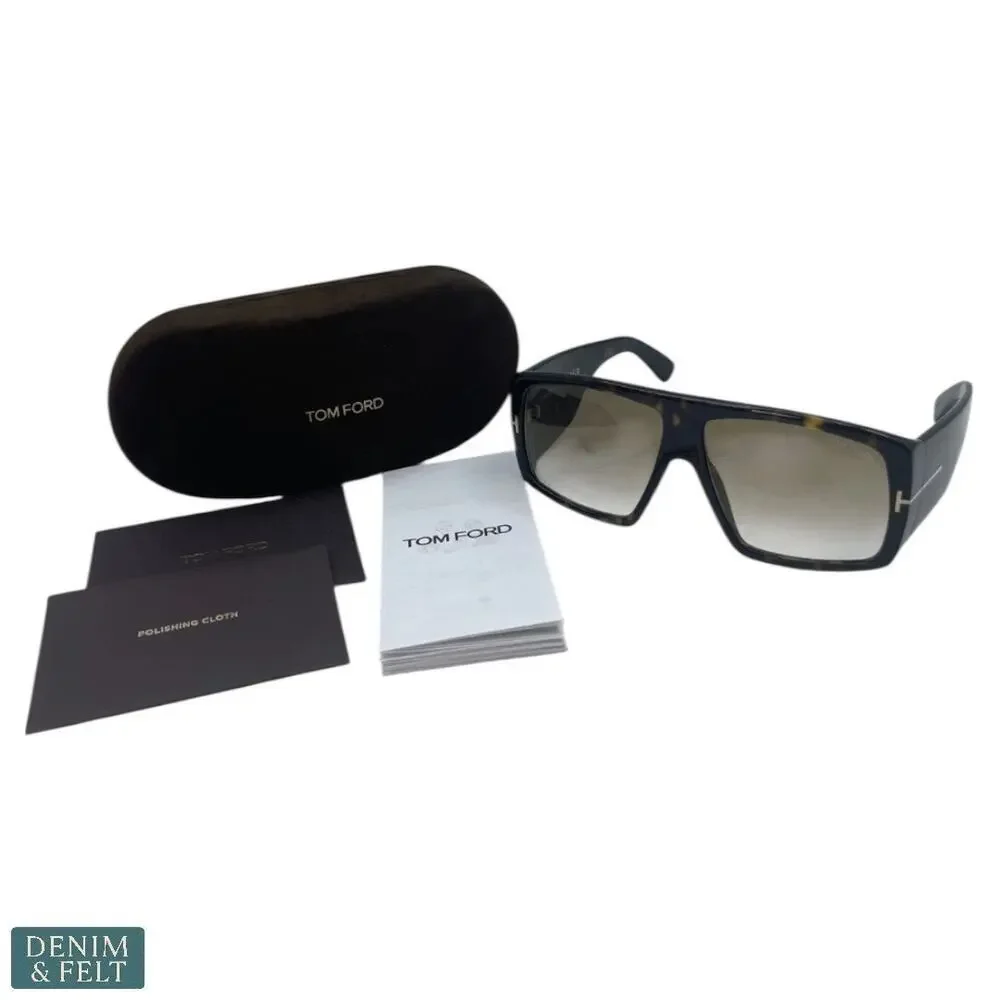 Tom Ford Tortoiseshell Sunglasses with Brown Gradient Lenses